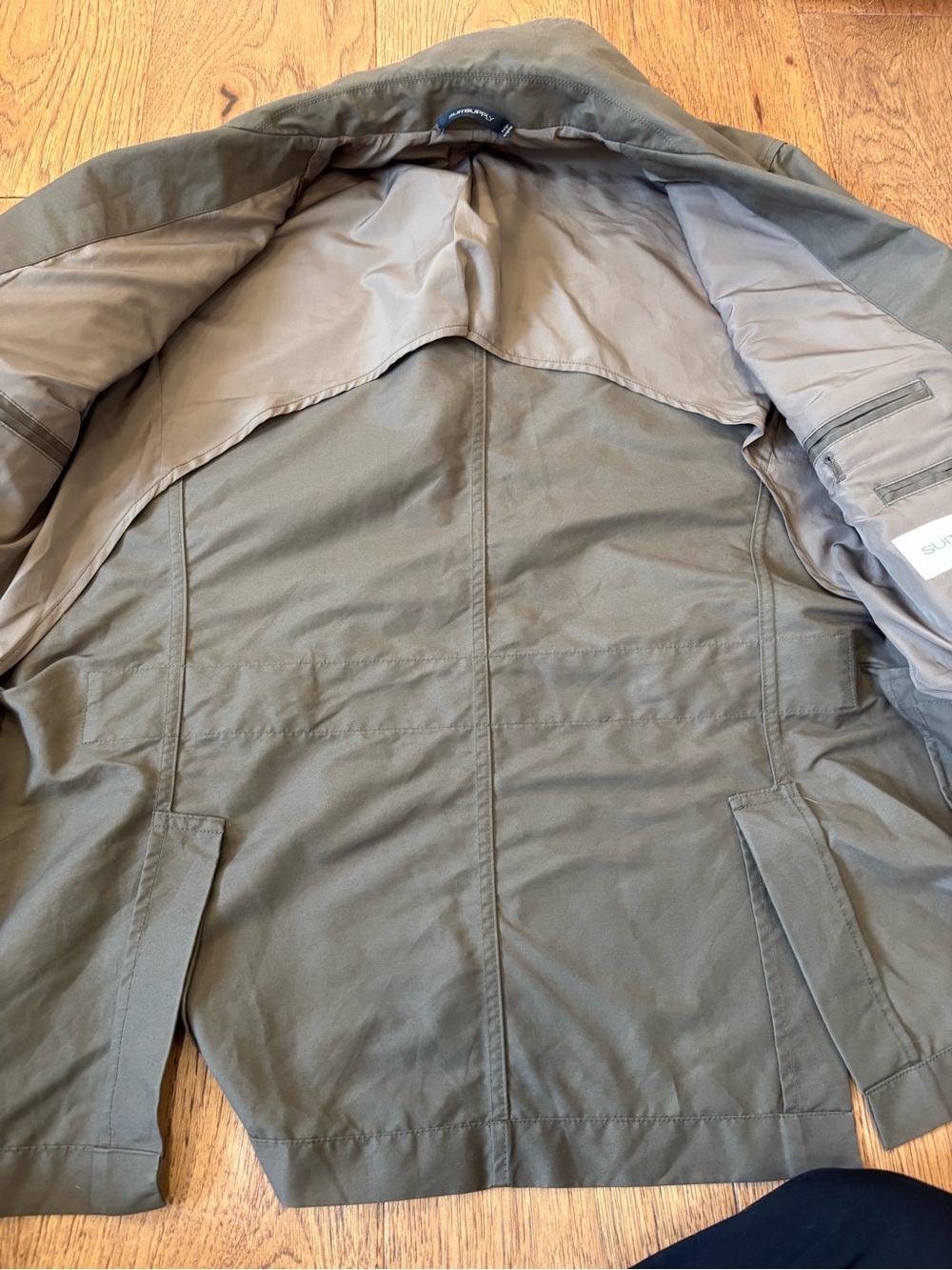 Suitsupply Olive Green Military Field Jacket - Picture 6 of 10